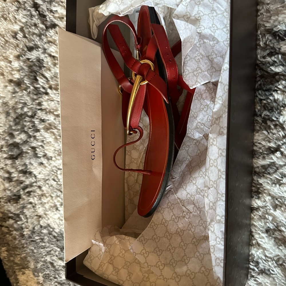 Gucci Horsebit Sandal size 37 - Picture 4 of 6